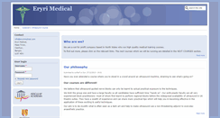 Desktop Screenshot of eryrimedical.com